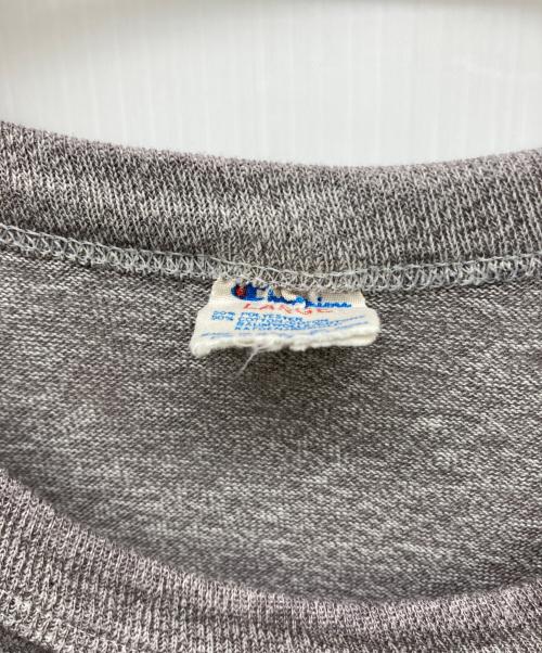 Champion（チャンピオン）Champion (チャンピオン) プリントカットソー グレー サイズ:LARGEの古着・服飾アイテム