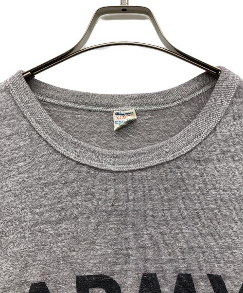 Champion（チャンピオン）Champion (チャンピオン) プリントカットソー グレー サイズ:X-LARGEの古着・服飾アイテム