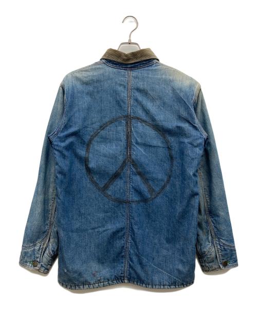 ELK BRAND（エルク ブランド）ELK BRAND (エルク ブランド) 40s~50s台 裏地ブランケットカバーオール インディゴ サイズ:不明の古着・服飾アイテム