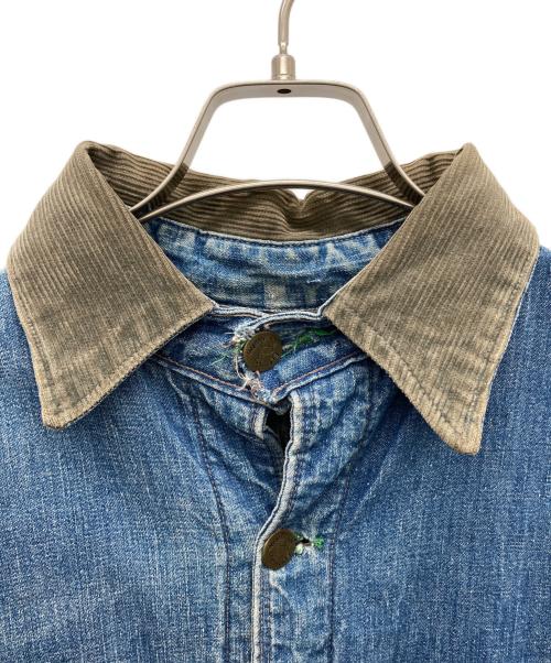 ELK BRAND（エルク ブランド）ELK BRAND (エルク ブランド) 40s~50s台 裏地ブランケットカバーオール インディゴ サイズ:不明の古着・服飾アイテム