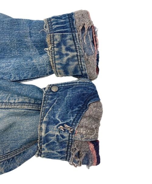 ELK BRAND（エルク ブランド）ELK BRAND (エルク ブランド) 40s~50s台 裏地ブランケットカバーオール インディゴ サイズ:不明の古着・服飾アイテム