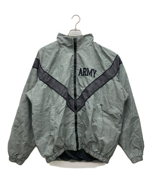 US ARMY（ユーエスアーミー）US ARMY (ユーエスアーミー) トレーニングジャケット グレー サイズ:MEDIUM/LONGの古着・服飾アイテム