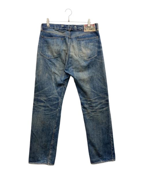 SAINT MICHAEL（セントマイケル）SAINT MICHAEL (セントマイケル) BB DENIM PNT / 5PKTS DAMAGE / BLUE インディゴ サイズ:Lの古着・服飾アイテム