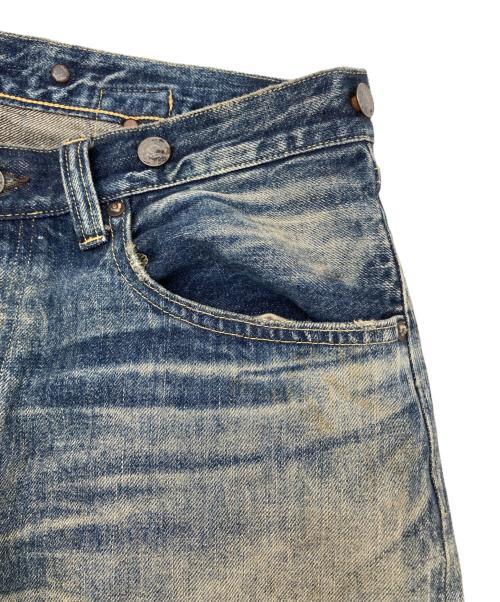 SAINT MICHAEL（セントマイケル）SAINT MICHAEL (セントマイケル) BB DENIM PNT / 5PKTS DAMAGE / BLUE インディゴ サイズ:Lの古着・服飾アイテム
