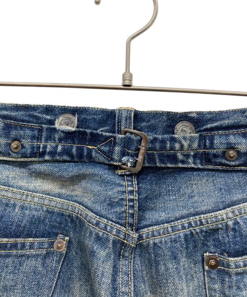 SAINT MICHAEL（セントマイケル）SAINT MICHAEL (セントマイケル) BB DENIM PNT / 5PKTS DAMAGE / BLUE インディゴ サイズ:Lの古着・服飾アイテム