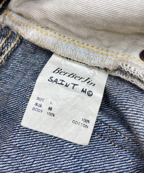 SAINT MICHAEL（セントマイケル）SAINT MICHAEL (セントマイケル) BB DENIM PNT / 5PKTS DAMAGE / BLUE インディゴ サイズ:Lの古着・服飾アイテム