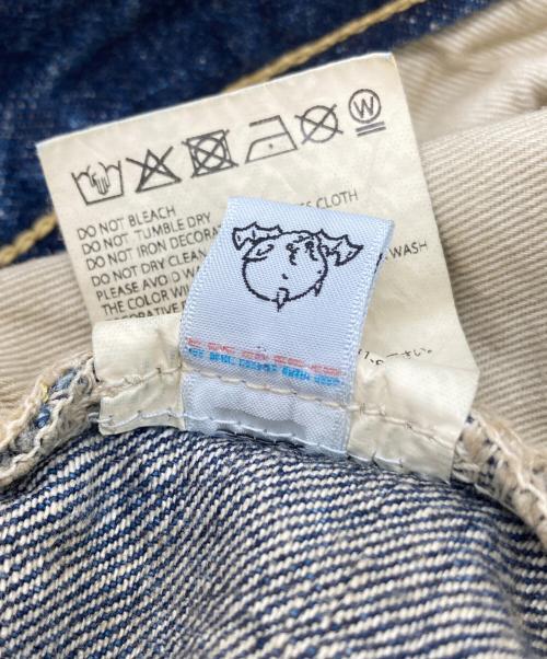 SAINT MICHAEL（セントマイケル）SAINT MICHAEL (セントマイケル) BB DENIM PNT / 5PKTS DAMAGE / BLUE インディゴ サイズ:Lの古着・服飾アイテム