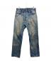SAINT MICHAEL（セントマイケル）の古着「BB DENIM PNT / 5PKTS DAMAGE / BLUE」｜インディゴ
