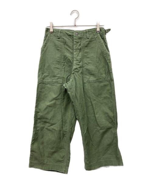 USED（ユーズド）USED (ユーズド) ベイカーパンツ オリーブ サイズ:w70cmの古着・服飾アイテム