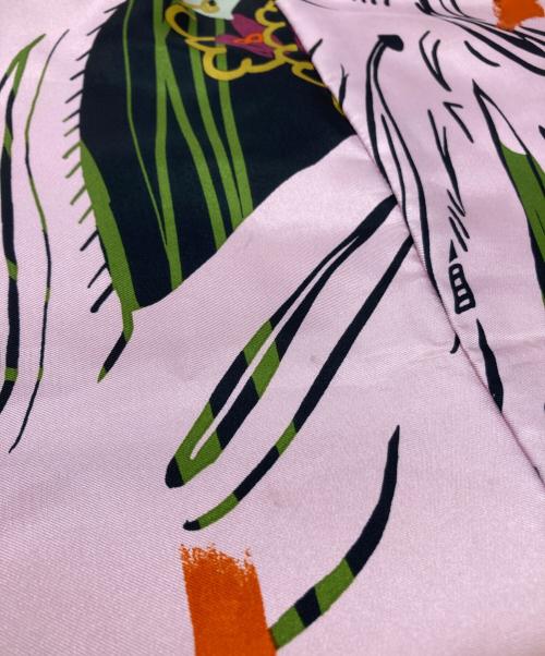 manipuri（マニプリ）manipuri (マニプリ) プリントトートバッグ ピンクの古着・服飾アイテム