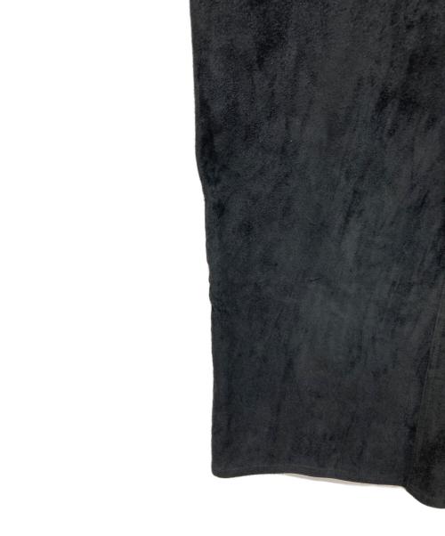 sisii（シシ）sisii (シシ) カウスエード レザースカート ブラック サイズ:XSの古着・服飾アイテム