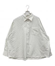 eunoia（ユノイア）の古着「seersucker stripe shirt」｜ホワイト