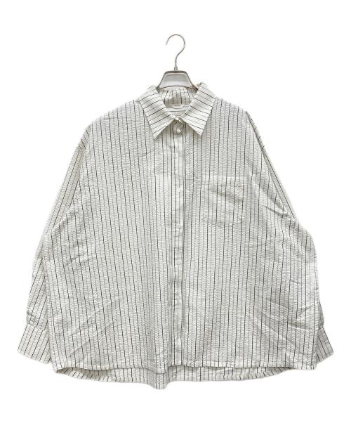 eunoia（ユノイア）eunoia (ユノイア) seersucker stripe shirt ホワイト サイズ:なしの古着・服飾アイテム