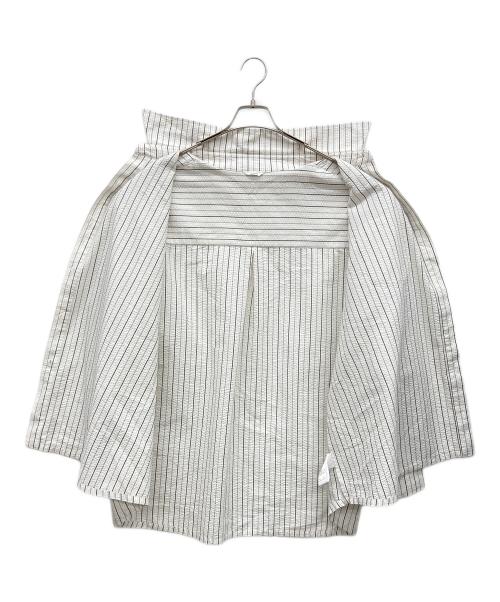 eunoia（ユノイア）eunoia (ユノイア) seersucker stripe shirt ホワイト サイズ:なしの古着・服飾アイテム