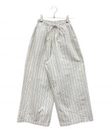 eunoia（ユノイア）の古着「seersucker stripe pants」｜ホワイト