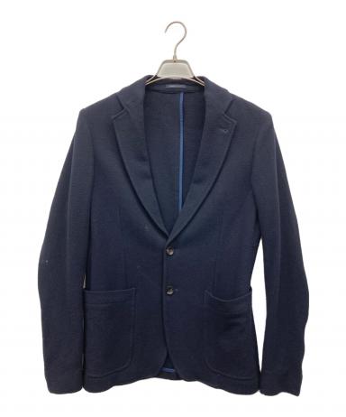 アルマーニコレツィオーニ リネン　コットン テーラードジャケット 紺3XL 中古・古着通販】ARMANI COLLEZIONI (アルマーニ コレツィオーニ