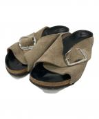 BIRKENSTOCKビルケンシュトック）の古着「AROSA ビッグバックル サンダル」｜カーキ
