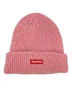 SUPREMEシュプリーム）の古着「Reflective Loose Gauge Beanie」｜ピンク