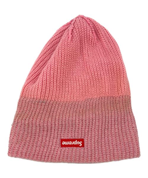 SUPREME（シュプリーム）Supreme (シュプリーム) Reflective Loose Gauge Beanie ピンクの古着・服飾アイテム
