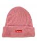 Supreme（シュプリーム）の古着「Reflective Loose Gauge Beanie」｜ピンク