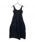 H BEAUTY&YOUTH（エイチ ビューティー&ユース）の古着「NYLON KARSEY TANK DRESS」｜ブラック