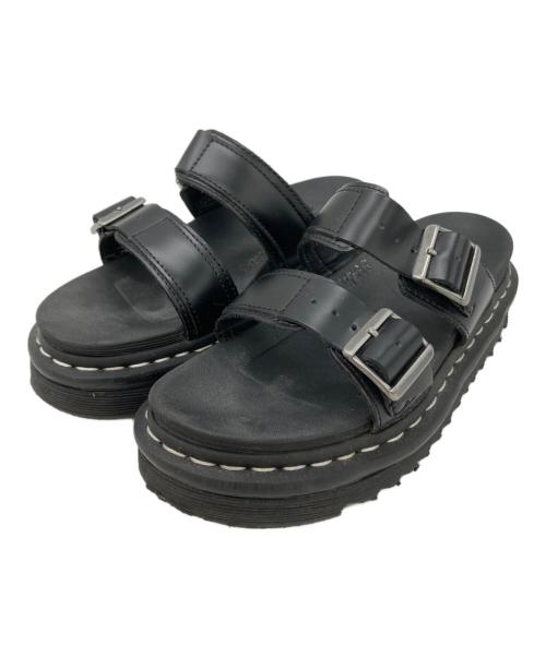 Dr.Martens（ドクターマーチン）Dr.Martens (ドクターマーチン) レザーサンダル MYLES ブラック サイズ:3UKの古着・服飾アイテム