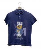 POLO RALPH LAURENポロ・ラルフローレン）の古着「ポロベアポロシャツ」｜ネイビー