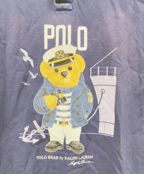 POLO RALPH LAUREN（ポロ・ラルフローレン）POLO RALPH LAUREN (ポロ・ラルフローレン) ポロベアポロシャツ ネイビー サイズ:Mの古着・服飾アイテム