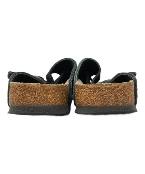 BIRKENSTOCK（ビルケンシュトック）BIRKENSTOCK (ビルケンシュトック) スウェードレザーサンダル ブラック サイズ:37の古着・服飾アイテム