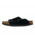 BIRKENSTOCK (ビルケンシュトック) スウェードレザーサンダル ブラック サイズ:37：7000円