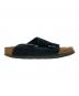 中古・古着 BIRKENSTOCK (ビルケンシュトック) スウェードレザーサンダル ブラック サイズ:37：7000円