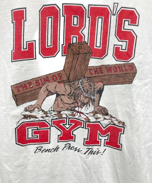 USED（ユーズド）USED (ユーズド) 90s プリントTシャツ Jesus LORD GYM ホワイト サイズ:XLの古着・服飾アイテム