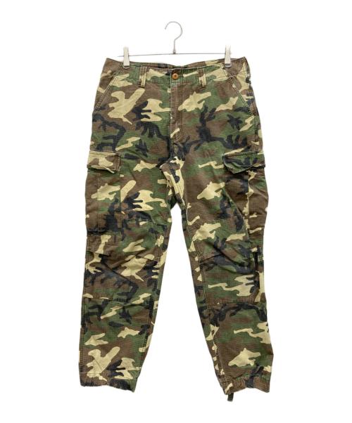 X-LARGE（エクストララージ）X-LARGE (エクストララージ) カモ柄パラシュートパンツ グリーン サイズ:32の古着・服飾アイテム