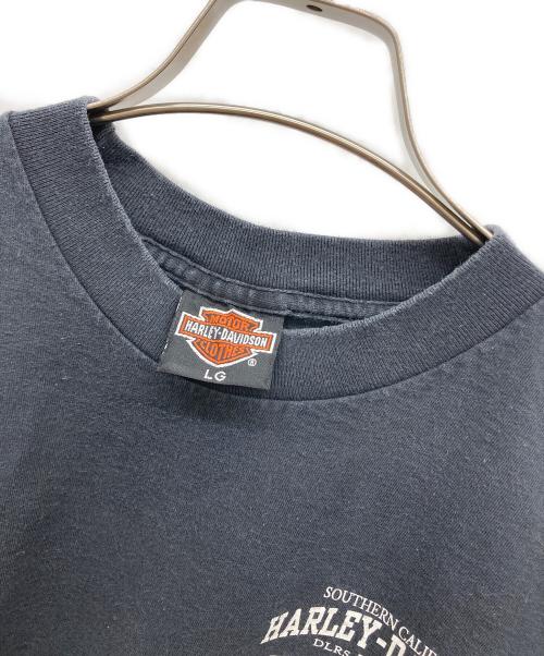 HARLEY-DAVIDSON（ハーレーダビッドソン）HARLEY-DAVIDSON (ハーレーダビッドソン) プリントTシャツ ブラック サイズ:Ｌの古着・服飾アイテム