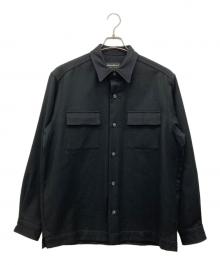 Eddie Bauer（エディーバウアー）の古着「CPOシャツ」｜ブラック