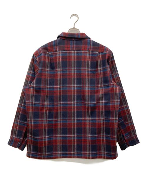 PENDLETON（ペンドルトン）PENDLETON (ペンドルトン) 70s ボードシャツ ネイビー×レッド サイズ:XLの古着・服飾アイテム