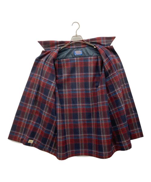 PENDLETON（ペンドルトン）PENDLETON (ペンドルトン) 70s ボードシャツ ネイビー×レッド サイズ:XLの古着・服飾アイテム