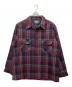 PENDLETON（ペンドルトン）の古着「70s ボードシャツ」｜ネイビー×レッド