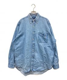 POLO RALPH LAUREN（ポロ・ラルフローレン）の古着「90s デニムシャツ BIG SHIRT」｜インディゴ