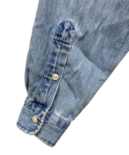 POLO RALPH LAUREN（ポロ・ラルフローレン）POLO RALPH LAUREN (ポロ・ラルフローレン) 90s デニムシャツ BIG SHIRT インディゴ サイズ:Mの古着・服飾アイテム