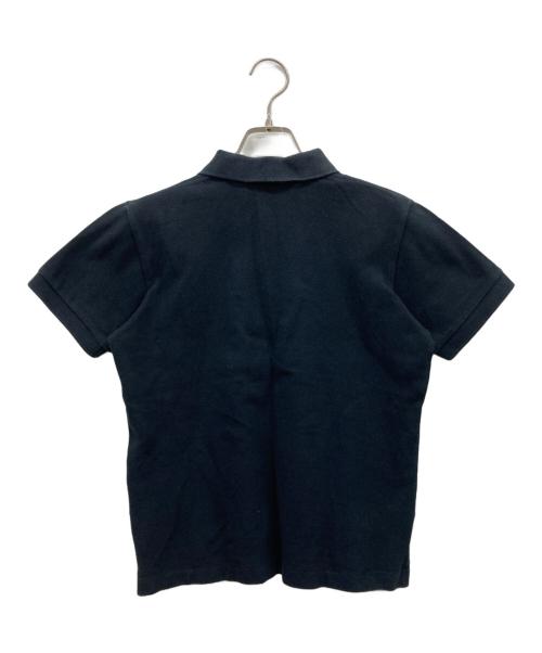 PLAY COMME des GARCONS（プレイコムデギャルソン）PLAY COMME des GARCONS (プレイコムデギャルソン) ワンポイントロゴポロシャツ ブラック サイズ:Mの古着・服飾アイテム
