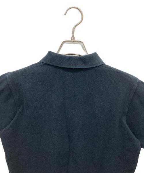 PLAY COMME des GARCONS（プレイコムデギャルソン）PLAY COMME des GARCONS (プレイコムデギャルソン) ワンポイントロゴポロシャツ ブラック サイズ:Mの古着・服飾アイテム
