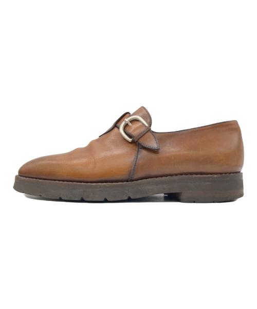 Berluti（ベルルッティ）Berluti (ベルルッティ) シングルモンクストラップシューズ ブラウン サイズ:8 1/2の古着・服飾アイテム