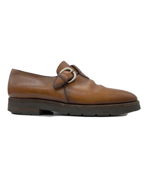 Berluti（ベルルッティ）Berluti (ベルルッティ) シングルモンクストラップシューズ ブラウン サイズ:8 1/2の古着・服飾アイテム