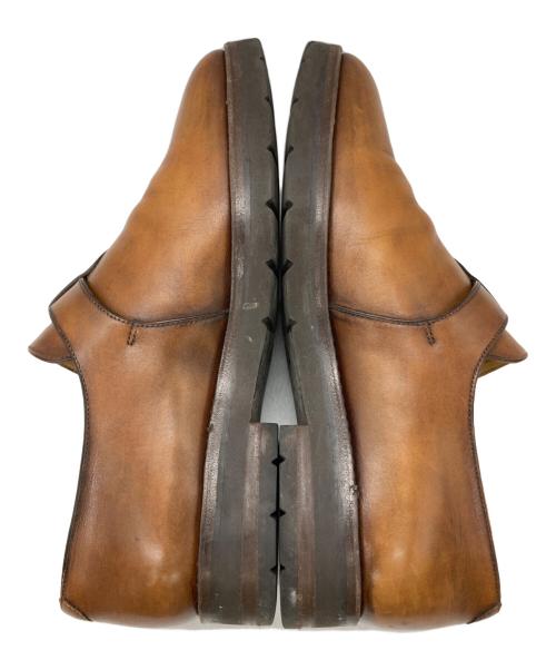 Berluti（ベルルッティ）Berluti (ベルルッティ) シングルモンクストラップシューズ ブラウン サイズ:8 1/2の古着・服飾アイテム