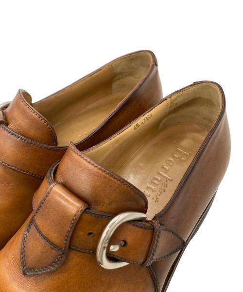 Berluti（ベルルッティ）Berluti (ベルルッティ) シングルモンクストラップシューズ ブラウン サイズ:8 1/2の古着・服飾アイテム