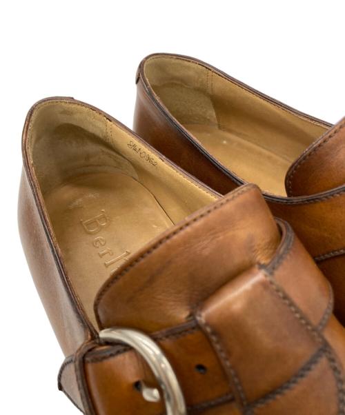Berluti（ベルルッティ）Berluti (ベルルッティ) シングルモンクストラップシューズ ブラウン サイズ:8 1/2の古着・服飾アイテム