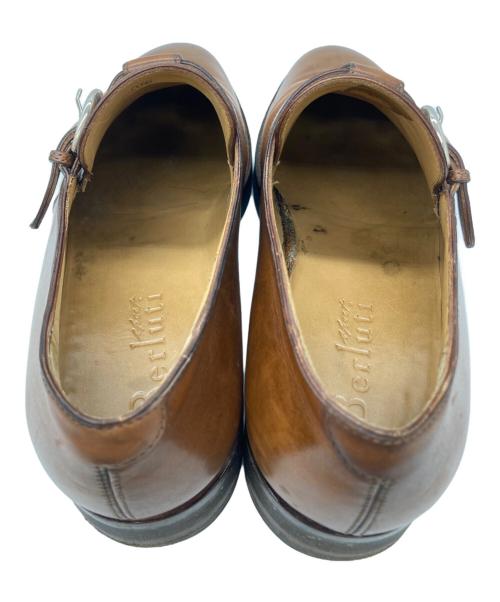 Berluti（ベルルッティ）Berluti (ベルルッティ) シングルモンクストラップシューズ ブラウン サイズ:8 1/2の古着・服飾アイテム