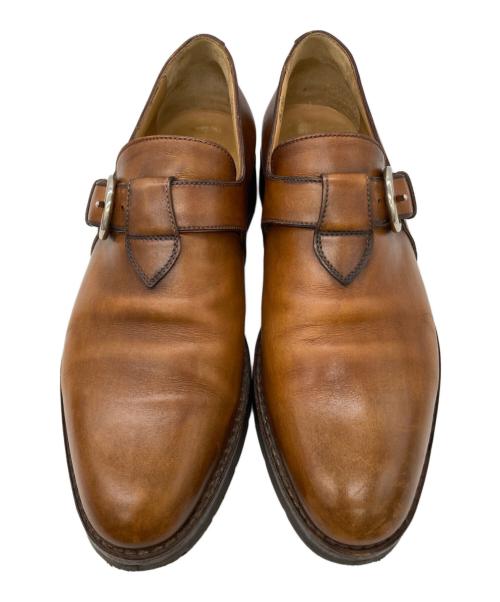 Berluti（ベルルッティ）Berluti (ベルルッティ) シングルモンクストラップシューズ ブラウン サイズ:8 1/2の古着・服飾アイテム