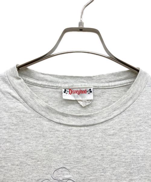 DISNEY（ディズニー）Disney (ディズニー) 90s ロゴ刺繍tシャツ グレー サイズ:MEDIUMの古着・服飾アイテム